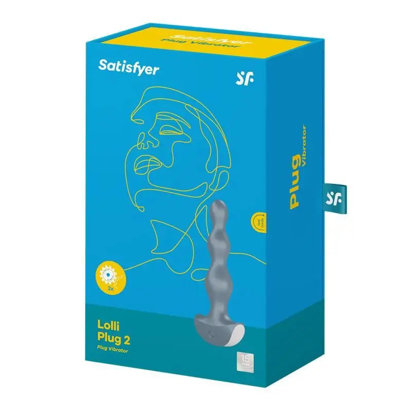 Satisfyer Anal Plug With Vibration Lolli Plug 2 Ice