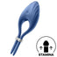 Satisfyer Ring Duelist Vibrating Ring - Blue