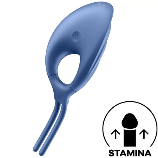Satisfyer Ring Swordsman Vibrating Ring - Blue
