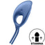 Satisfyer Ring Swordsman Vibrating Ring - Blue