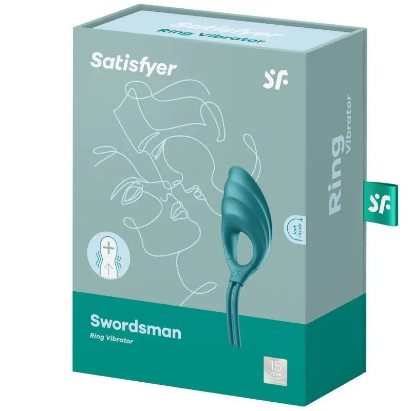 Satisfyer Ring Swordsman Vibrating Ring - Green