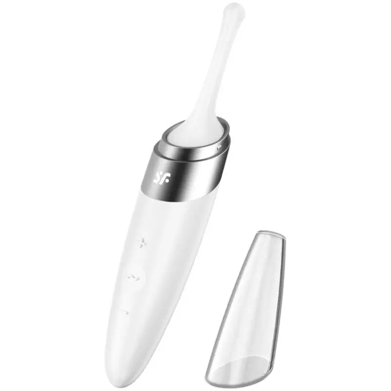 Satisfyer Ring Twirling Delight Clitoral Stimulator - White