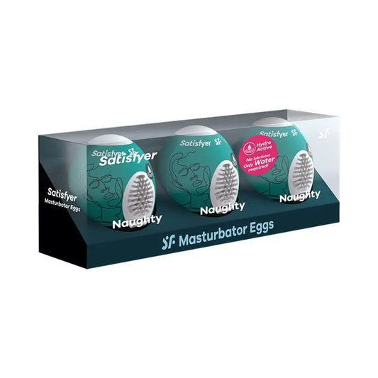 Satisfyer Set 3 Masturbator Eggs Model Naughty