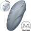 Satisfyer Tap & Climax 1 Vibrator Lay-On Grey
