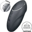 Satisfyer Tap & Climax 1 Lay-On Vibrator Black