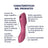 Satisfyer Vibrator And Sucker Triple Stimulation Usb Red