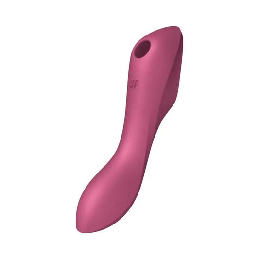 Satisfyer Vibrator And Sucker Triple Stimulation Usb Red