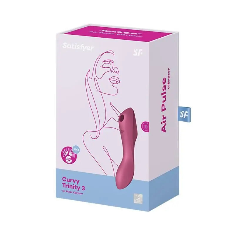 Satisfyer Vibrator And Sucker Triple Stimulation Usb Red