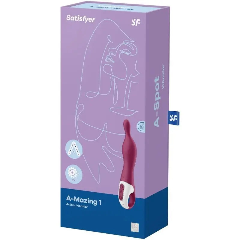 Satisfyer Vibrator A-Mazing 1 Vibrator A-Spot - Berry