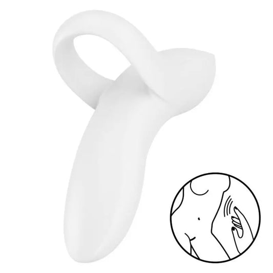 Satisfyer Vibrator Bold Lover Thimble Vibrating Thimble - White
