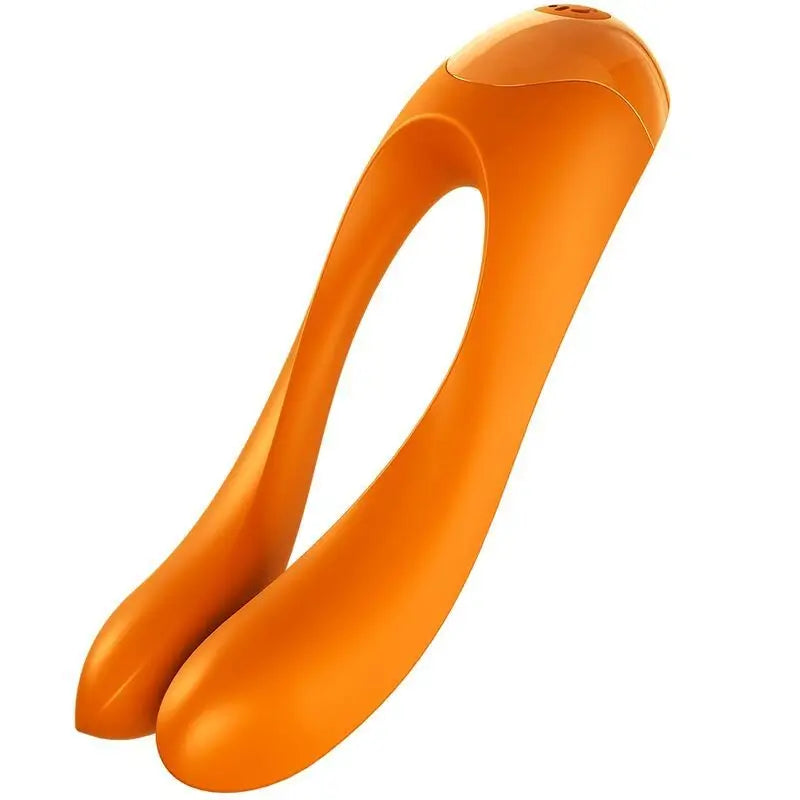 Satisfyer Vibrator Candy Cane Orange Finger Vibrator