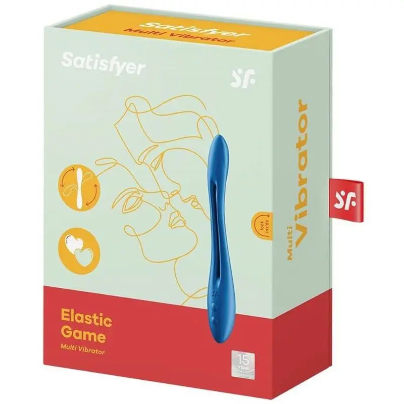 Satisfyer Vibrator Elastic Game Multi Vibrator - Blue