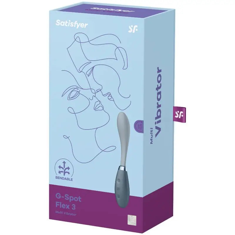 Satisfyer Vibrator G-Spot Flex 3 Multi Vibrator - Grey
