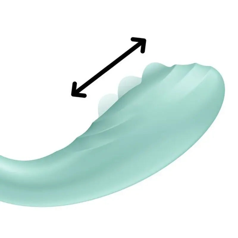 Satisfyer Vibrator Rrrolling Pleasure G-Spot Vibrator - Green