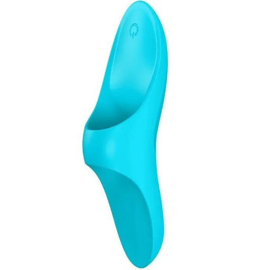 Satisfyer Vibrator Teaser Vibrating Thimble - Light Blue
