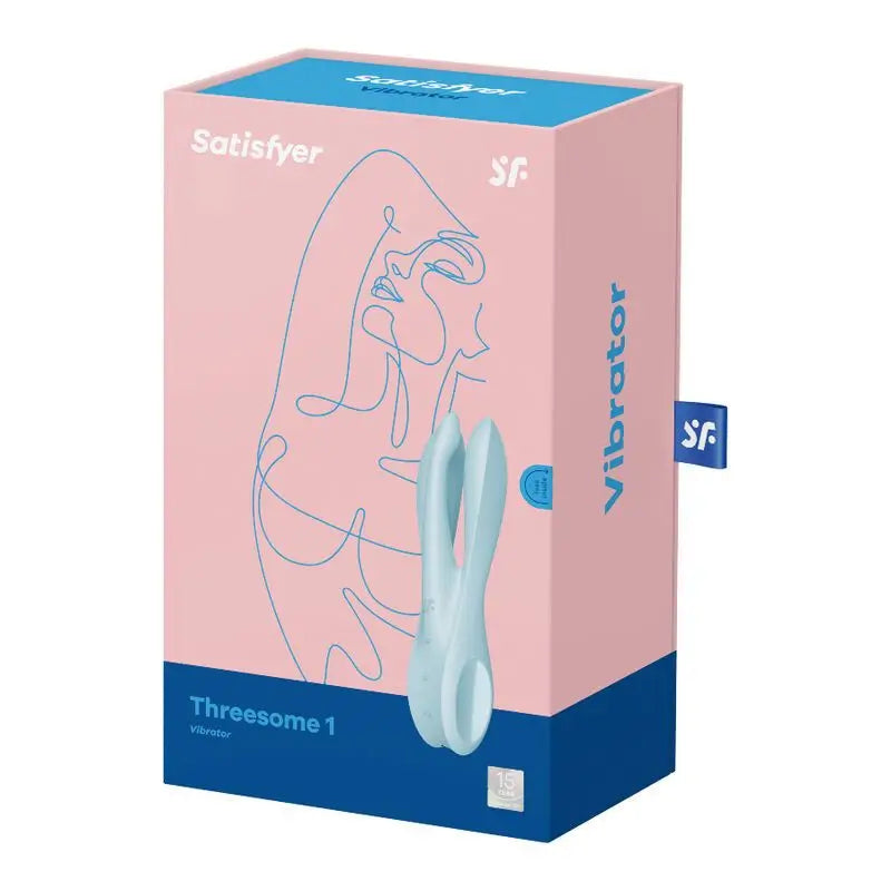 Satisfyer Vibrator Threesome 1 Vibrator - Blue