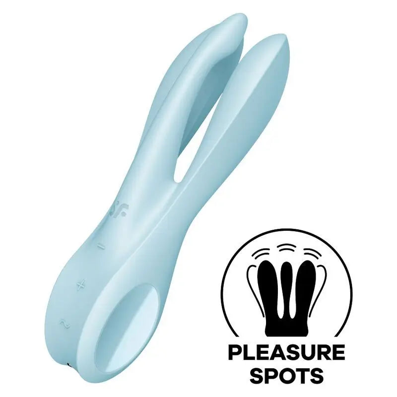 Satisfyer Vibrator Threesome 1 Vibrator - Blue