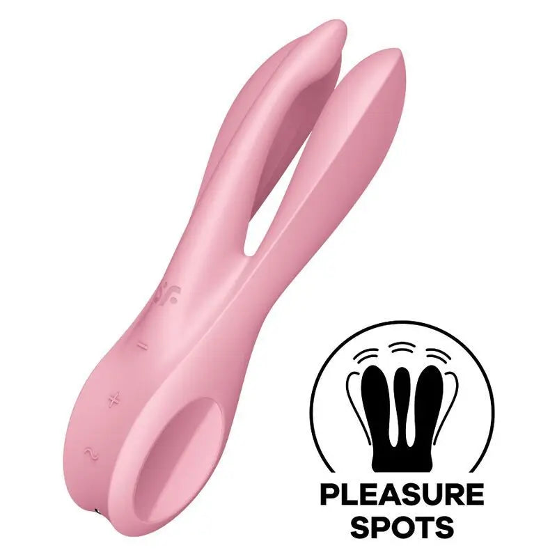 Satisfyer Vibrator Threesome 1 Vibrator - Pink