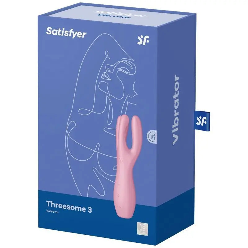 Satisfyer Vibrator Threesome 3 Vibrator - Pink