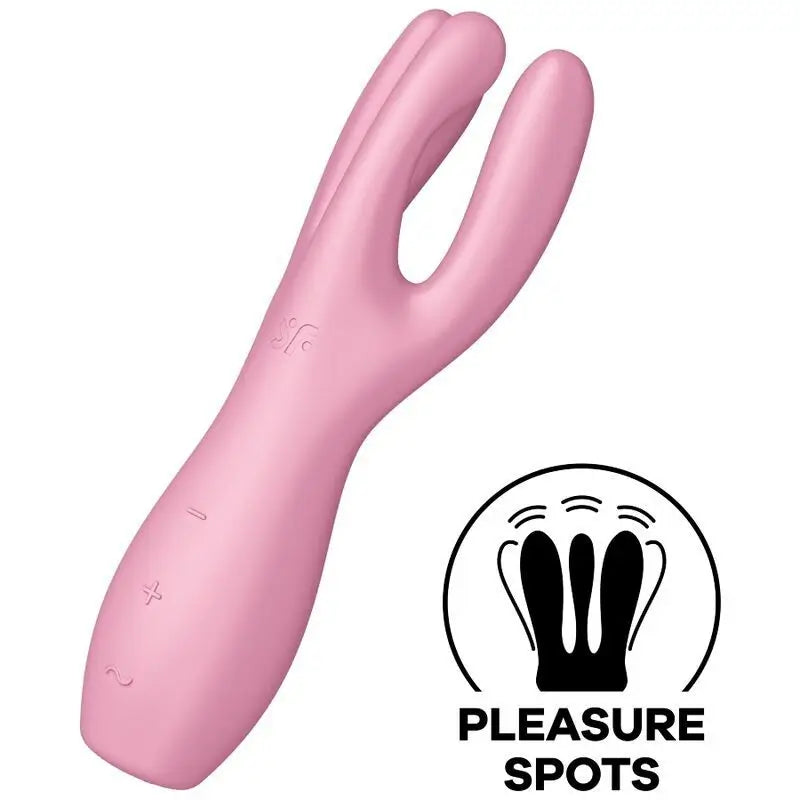 Satisfyer Vibrator Threesome 3 Vibrator - Pink
