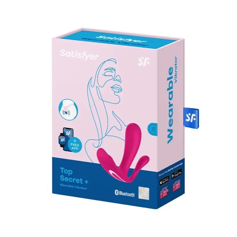 Satisfyer Vibrator Top Secret + Vibrator Pink
