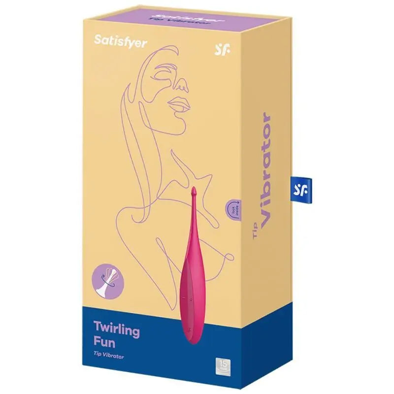 Satisfyer Vibrator Twirling Fun Clitoral Stimulator - Pink