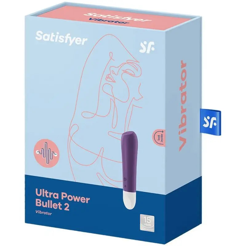 Satisfyer Vibrator Ultra Power Bullet 2 Purple Vibrating Bullet