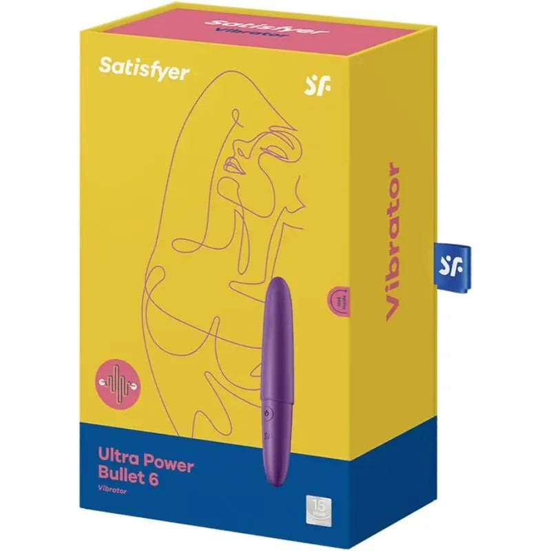 Satisfyer Vibrator Ultra Power Bullet 6 Purple Vibrating Bullet