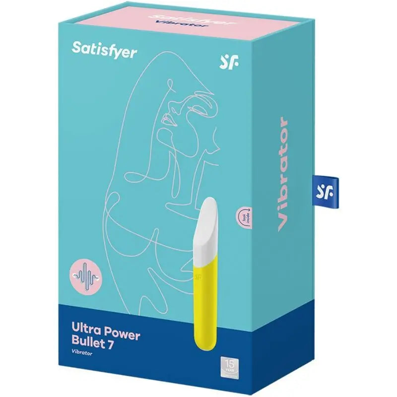Satisfyer Vibrator Ultra Power Bullet 7 Yellow Vibrating Bullet