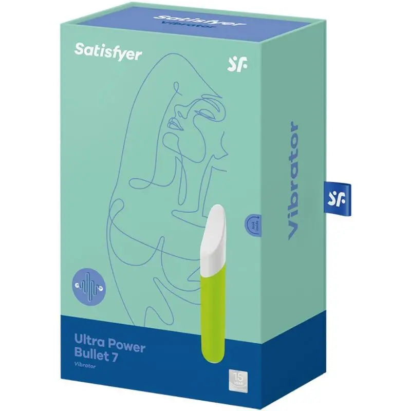 Satisfyer Vibrator Ultra Power Bullet 7 Vibrating Bullet Green