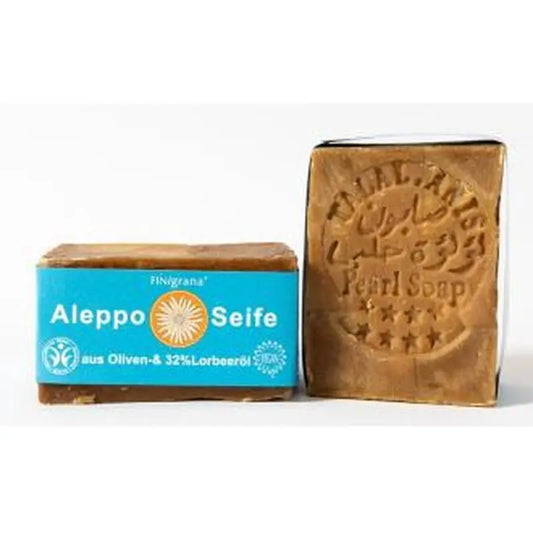 Savon Du Midi Aleppo Soap Bar 32%+Laurel 165Gr. Bio