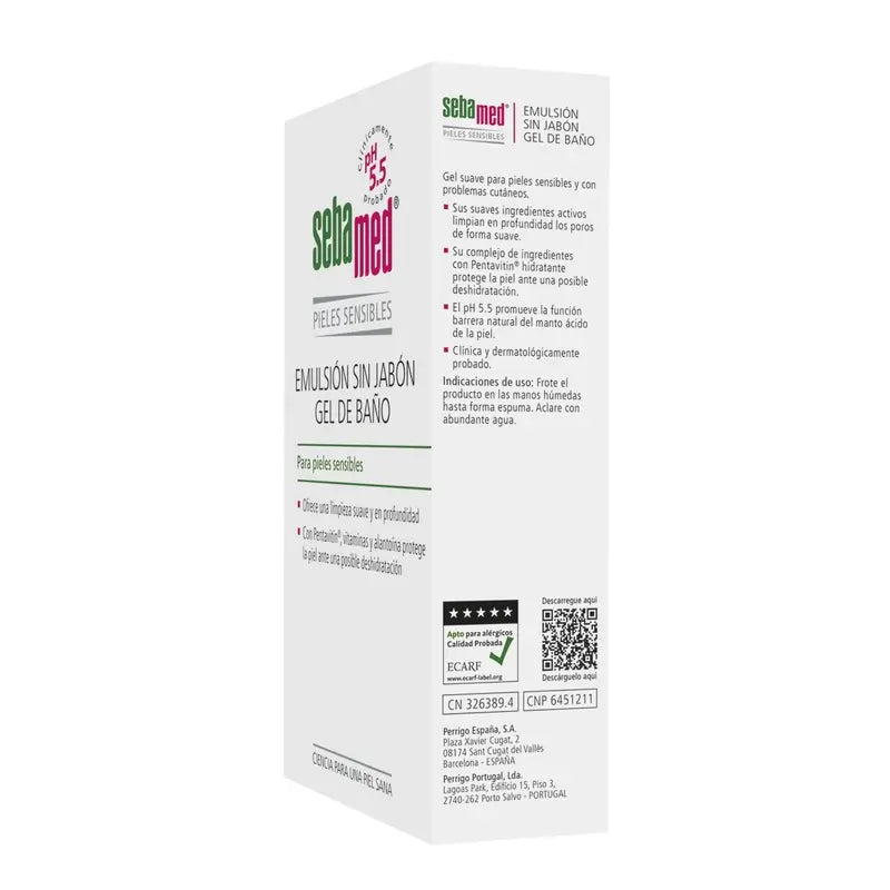 SEBAMED Soap Free Emulsion Bath Gel 500 ml