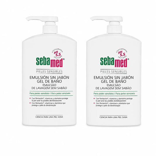 Sebamed Bath Gel Soap Free Emulsion 1000 Ml, pack 2