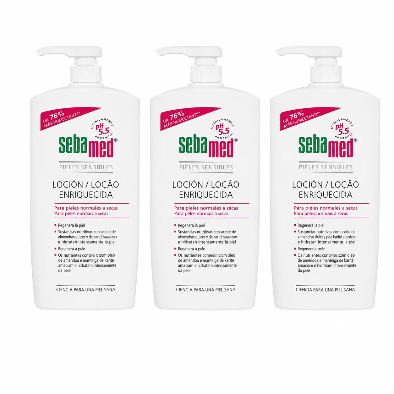 Sebamed Enriched Lotion 1000 Ml , pack 3