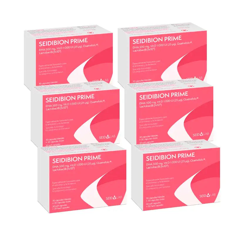 Seidibion Prime, Pack 6 x 60 Capsules