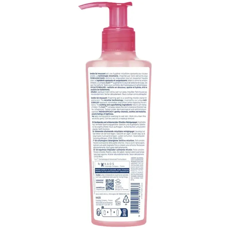 BIODERMA Sensibio Moussant Gel 200 ml