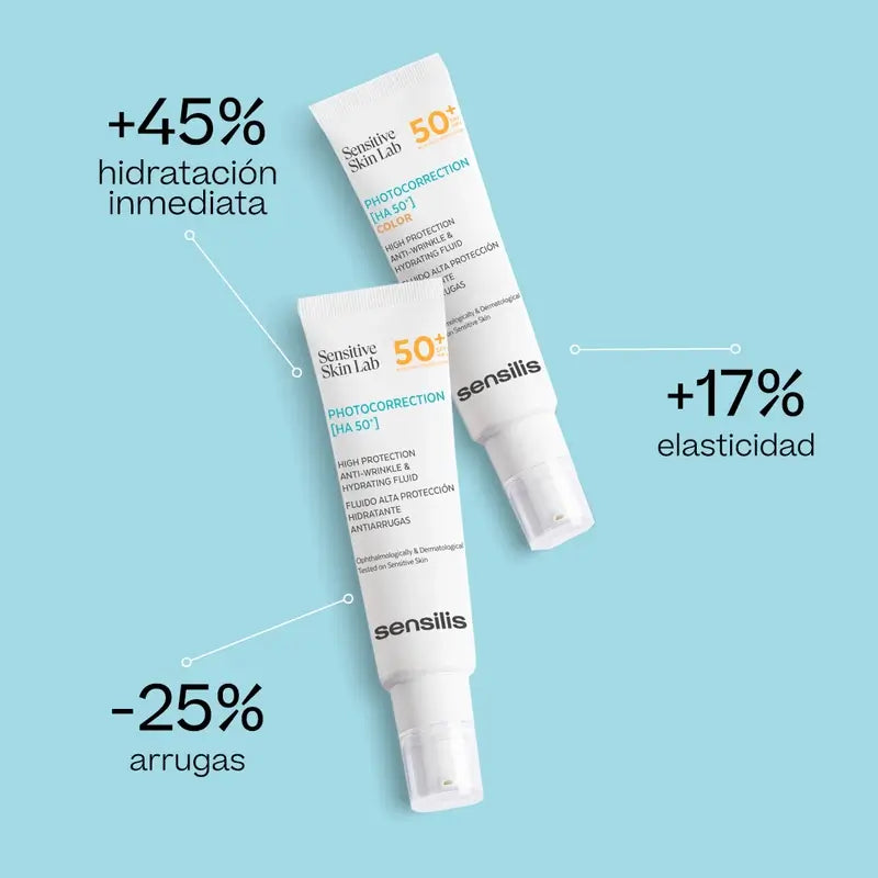 Sensilis Photocorrection [Ha 50+] Moisturising & Anti-Wrinkle Moisturiser 50Ml