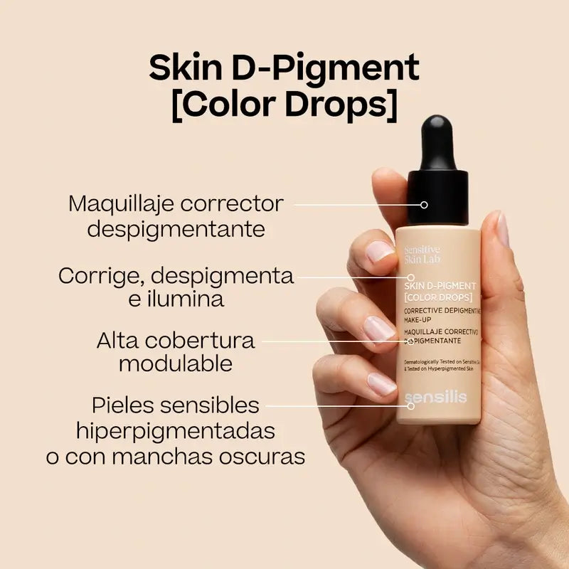 Sensilis Skin D-Pigment Beige Depigmenting Make-up Corrector, 30 ml