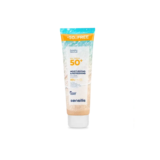 Sensilis Moisturising and Refreshing Gel Cream SPF 50+, 250 ml