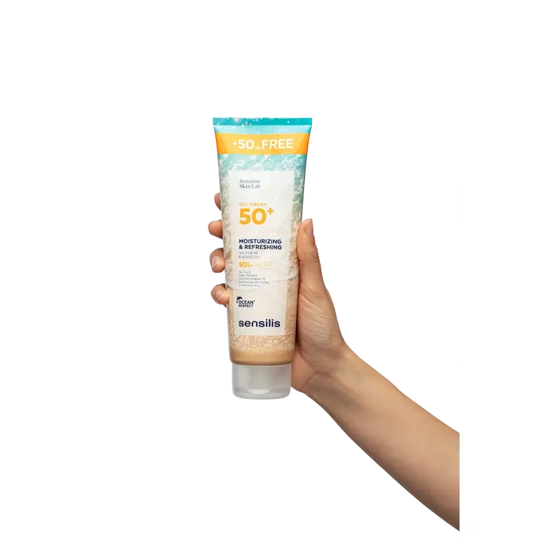 Sensilis Moisturising and Refreshing Gel Cream SPF 50+, 250 ml
