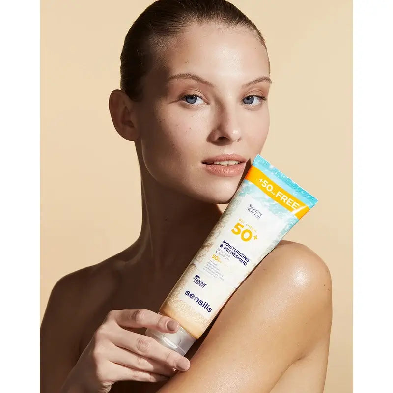 Sensilis Moisturising and Refreshing Gel Cream SPF 50+, 250 ml