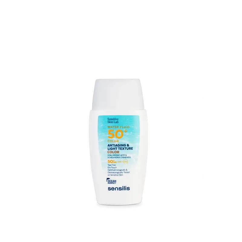 Sensilis Water Fluid SPF 50+ Anti-Ageing Fluid with Colour, 40 ml