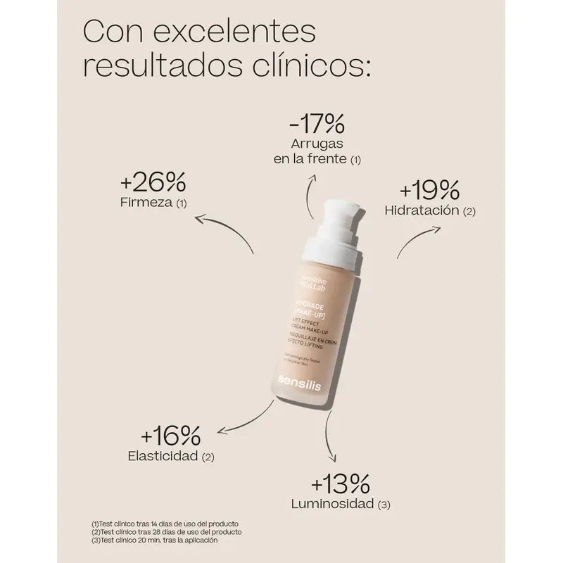 Sensilis Upgrade Make Up Lift Effect Cream Make Up 04 Peche Rose 30 ml