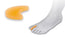 Comforsil Extra Thin Toe Separator (Half Moon) Cc206, Size S