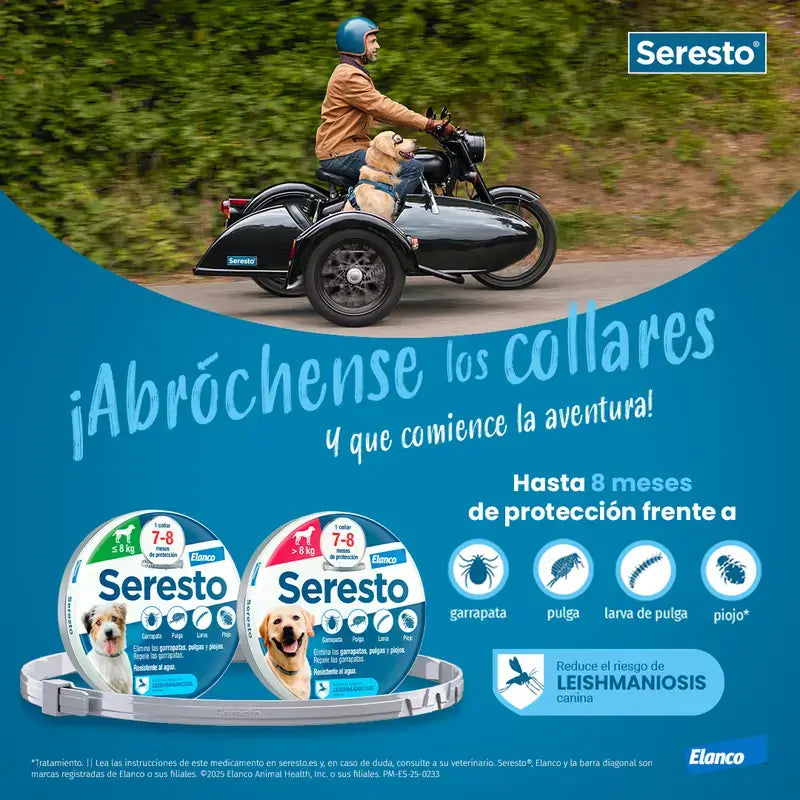 Seresto Dog Collar -8Kg Small