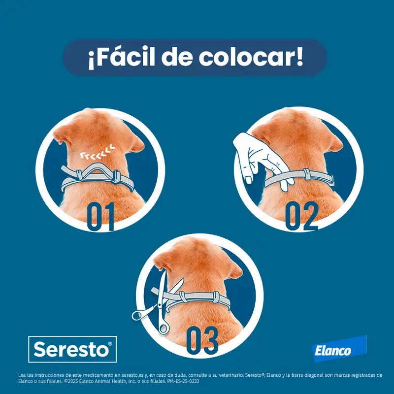 Seresto Dog Collar -8Kg Small Pack 2 units