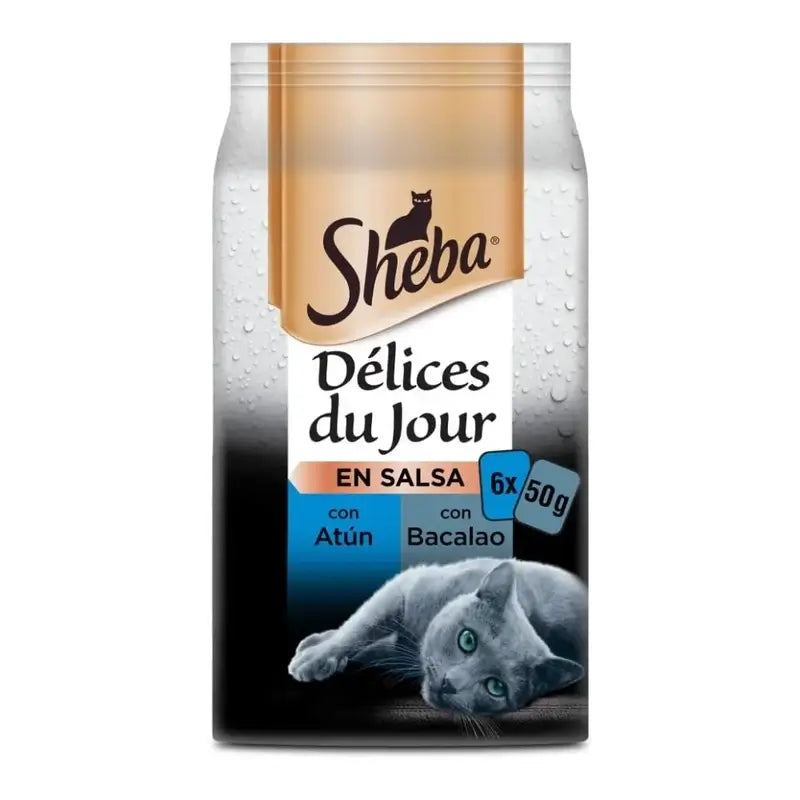 Sheba Delices Du Jour Fish For Cats 12X6X50Gr
