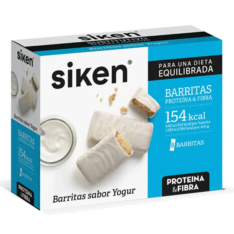 Siken Yoghurt Flavour Substitute Bars, 8 units