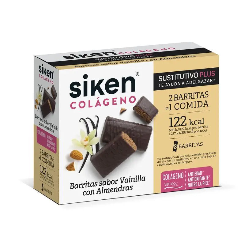 Siken Collagen Substitute Vanilla Bar , 8 units