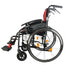 self-propelled aluminium wheelchair, with adjustable armrests